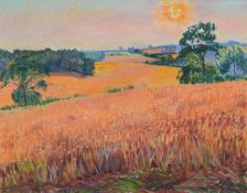 λ FREDERICK GORE (BRITISH 1913-2009), SUNSET, CLEMENTS REACH, MEOPHAM, KENT