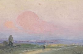 PIERRE ADOLPHE VALETTE (FRENCH 1876-1942), EVENING LANDSCAPE