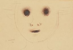 λ LOUIS LE BROCQUY (IRISH 1916-2012), HEAD OF A GIRL