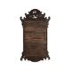A GEORGE II WALNUT FRETWORK WALL MIRROR - Image 3 of 3
