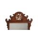 A GEORGE II WALNUT FRETWORK WALL MIRROR - Image 2 of 3