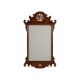 A GEORGE II WALNUT FRETWORK WALL MIRROR - Image 1 of 3