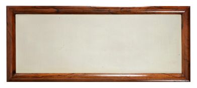 Y A VICTORIAN ROSEWOOD FRAMED WALL MIRROR