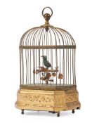 A BIRDCAGE AUTOMATON, LATE 19TH CENTURY