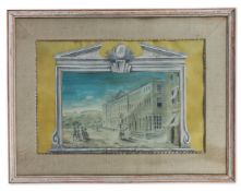 λ OLIVER MESSEL (BRITISH 1904-1978), DESIGN FOR BACKDROP, BATH