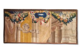 A SET OF SIX ANTWERP TAPESTRY OVERDOOR PANELS, SECOND HALF 17TH CENTURY
