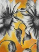 KATY HARRIS (20TH/21ST CENTURY), SUNFLOWERS