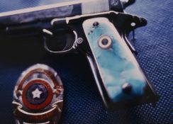 JOHN BENTHAM (AMERICAN B. 1959), ELVIS & GUN (DIPTYCH)
