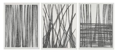 JO HARRIS (20TH/21ST CENTURY), DURRAS TREES I, II, III, A SET OF THREE