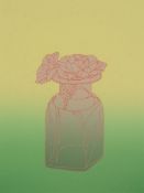 λ DERRICK GREAVES (BRITISH B. 1927), VASE OF FLOWERS, A SET OF TWO