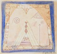 FARID BELKAHIA (MOROCCAN 1934-2014), ABSTRACT COMPOSITION
