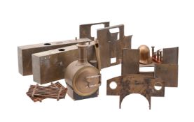 A well-engineered part built model of a 5 inch gauge 0-6-0 live steam freelance locomotive 'Simplex'