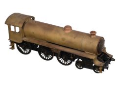 A part built model of a 3 1/2 inch gauge B1 tender locomotive