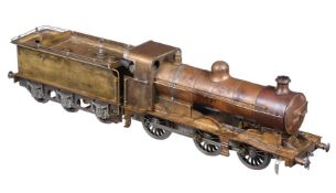A gauge 1 live steam model of a LNER 0-6-0 J6 Class tender locomotive