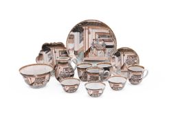 A rare Chinese Export part tea and coffee service