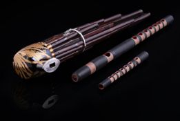 A Japanese Lacquered Wood Sho