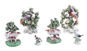 A SELECTION OF DERBY PORCELAIN MODELS