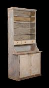 A PAINTED PINE DRESSER