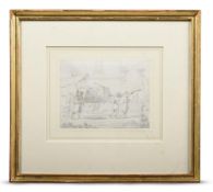 WILLIAM DANIELL (BRITISH 1769-1837), INDIANS CARRYING A PALANQUIN