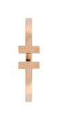 TIFFANY & CO., TIFFANY T, A SQUARE HINGED BANGLE