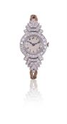 A 1920S DIAMOND COCKTAIL WATCH
