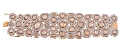 A POLKI DIAMOND BRACELET
