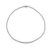 A DIAMOND RIVIÉRE NECKLACE BY CRY FOR THE MOON LONDON 2006