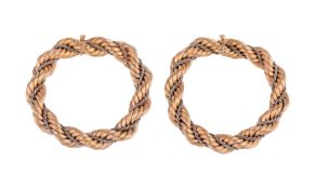 LABORATORIO ORAFO NICOLI-SCOLA S.n.C. , TWO ITALIAN 1960S ROPE TWIST BRACELETS/NECKLACE