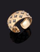 BUCCELLATI, MACRI GIGLIO, A DIAMOND CUFF BANGLE