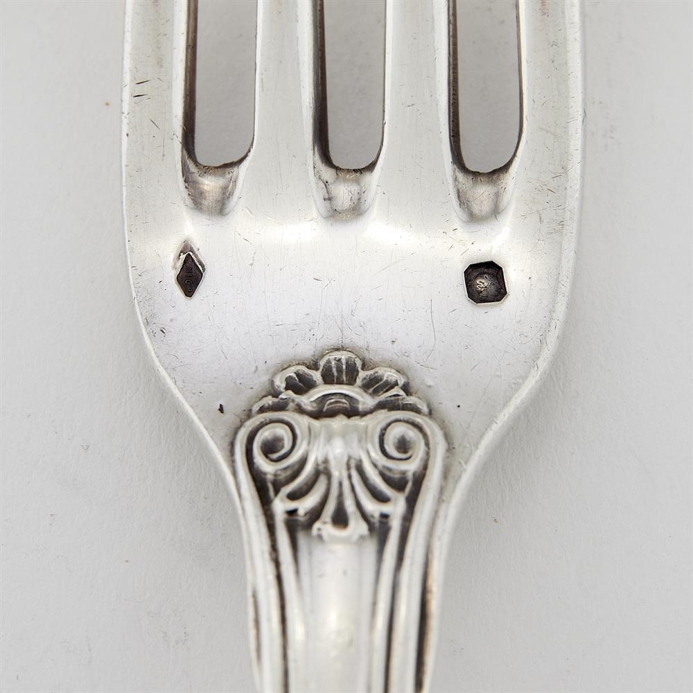 A FRENCH KING'S PATTERN PART TABLE SERVICE - Image 2 of 2