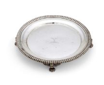 PAUL STORR, A GEORGE III SILVER CIRCULAR WAITER