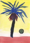 Dan Cimmermann, Palm (Blue), 2022