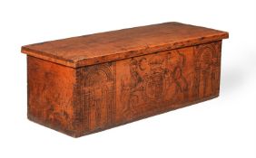 A CHARLES II CEDARWOOD CHEST, LATE 17TH CENTURY