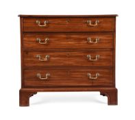 A GEORGE III MAHOGANY WRITING AND DRESSING CHEST, CIRCA 1780
