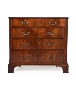 A GEORGE III MAHOGANY CHEST OF DRAWERS, CIRCA 1770