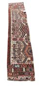 A KILIM RUNNER, CIRCA 1800, approximately 395 x 79cm