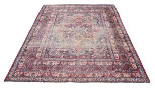 A LAVAR KIRMAN CARPET, approximately 420 x 355cm