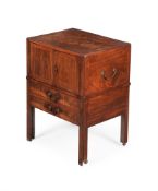 A GEORGE III MAHOGANY NIGHT COMMODE, LATE 18TH CENTURY