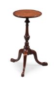 A GEORGE II MAHOGANY WINE TABLE OR KETTLE STAND, MID 18TH CENTURY
