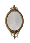 A PAIR OF VICTORIAN GILTWOOD AND GESSO GIRANDOLES, SECOND HALF 19TH CENTURY
