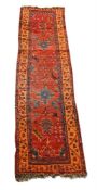 AN USHAK RUNNER, approximately 340 x 95cm