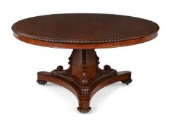 A VICTORIAN MAHOGANY CENTRE TABLE, MID 19TH CENTURY