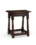 A CHARLES II OAK JOINT STOOL, CIRCA 1660