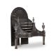 A POLISHED STEEL AND IRON FIRE GRATE, ATTRIBUTED TO THE CARRON FOUNDRY, LATE 19TH CENTURY - Image 2 of 5