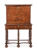 A WILLIAM & MARY WALNUT AND FIGURED WALNUT SCRIPTOR, CIRCA 1690