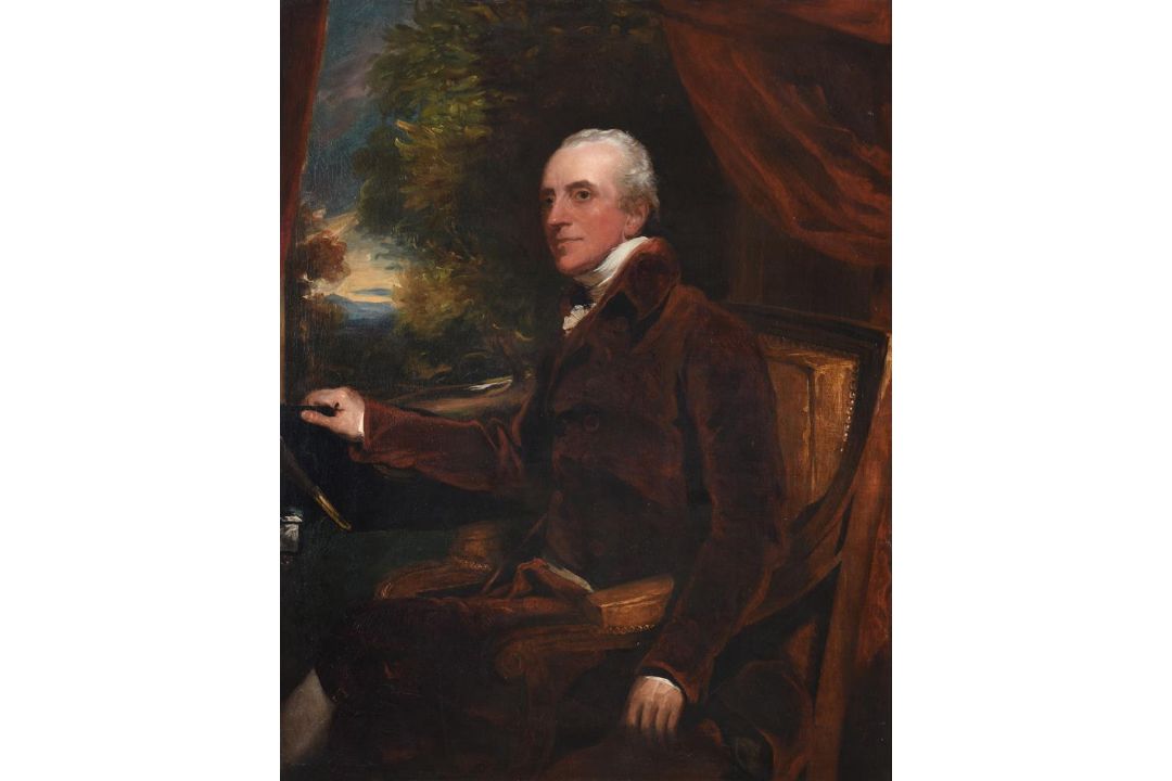 AFTER SIR THOMAS LAWRENCE, PORTRAIT OF WILLIAM BAKER OF BAYFORDBURY - Image 1 of 3