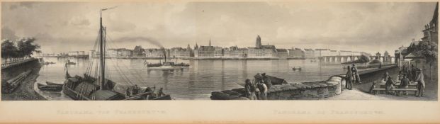 AFTER WILLIAM LANG, PANORAMA VON FRANKFURT (PANORAMA DE FRANCFORT)
