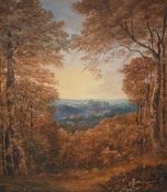 ATTRIBUTED TO ANTHONY VANDYKE COPLEY FIELDING, WINDSOR CASTLE THROUGH THE FOREST OF THE GR