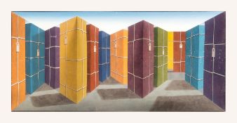 Patrick Hughes (b. 1939) Presents 1997