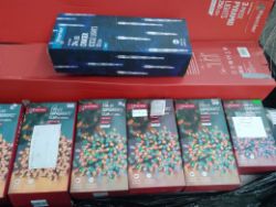 1 pallet of approx. 20 Pyramid trees and lights - Customer returns